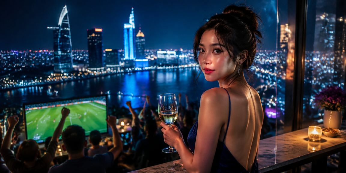 Người dùng TP.HCM theo dõi xổ số và cá cược tại quán cà phê buổi sáng